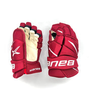 Bauer Vapor 2X Pro - Gant NCAA Pro Stock - Intermédiaire (Marron/Blanc)