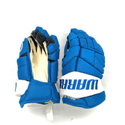 Warrior Alpha LX Pro – Gant NHL Pro Stock – Lukas Sedlak (Bleu/Blanc)