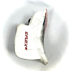 CCM Extreme Flex 6 - Ensemble complet de gardien de but senior AHL Pro Stock d'occasion (blanc/rouge/bleu)