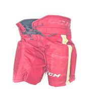 CCM HP31 - Pantalon de hockey CHL Pro Stock d'occasion (marron/beige/blanc)