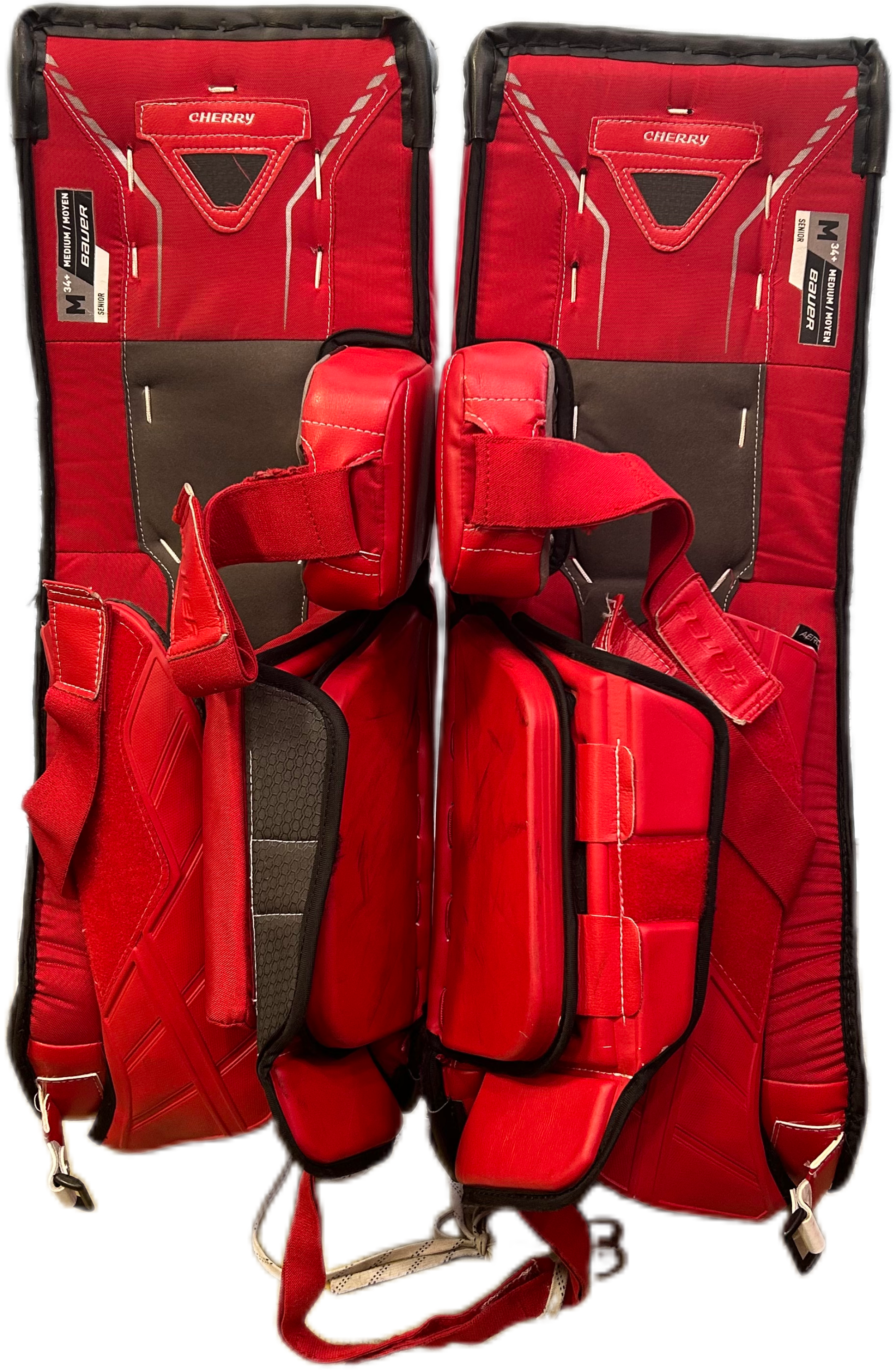 Bauer Supreme Mach - Used Pro Stock Full Set (White/Red/Black)