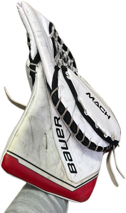 Bauer Supreme Mach - Ensemble complet Pro Stock d'occasion (blanc/rouge/noir)