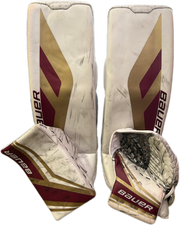 Bauer Supreme Mach - Ensemble complet Pro Stock d'occasion (blanc/marron/or)