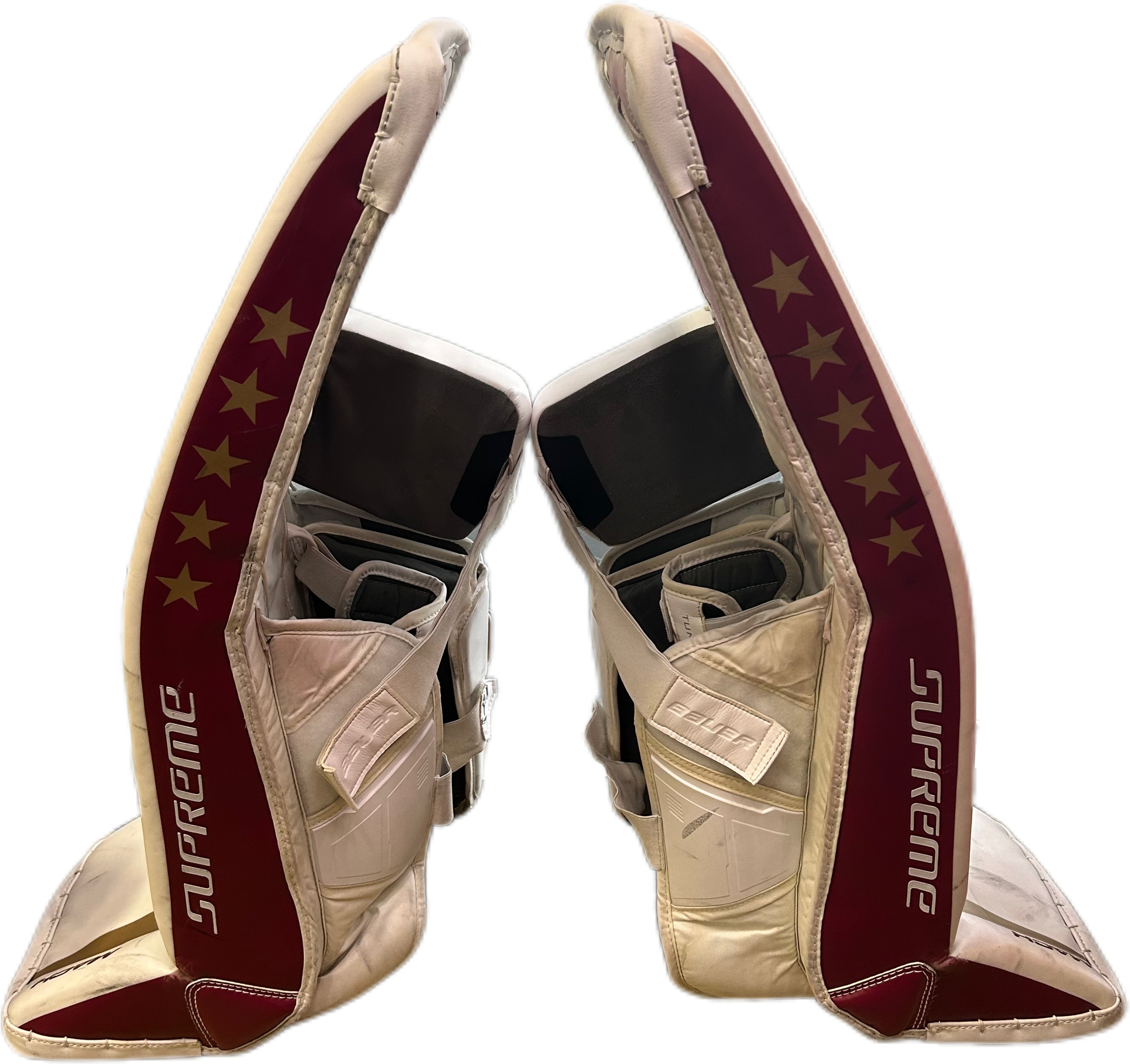 Bauer Supreme Mach - Used Pro Stock Full Set (White/Maroon/Gold)