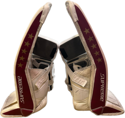 Bauer Supreme Mach - Used Pro Stock Full Set (White/Maroon/Gold)