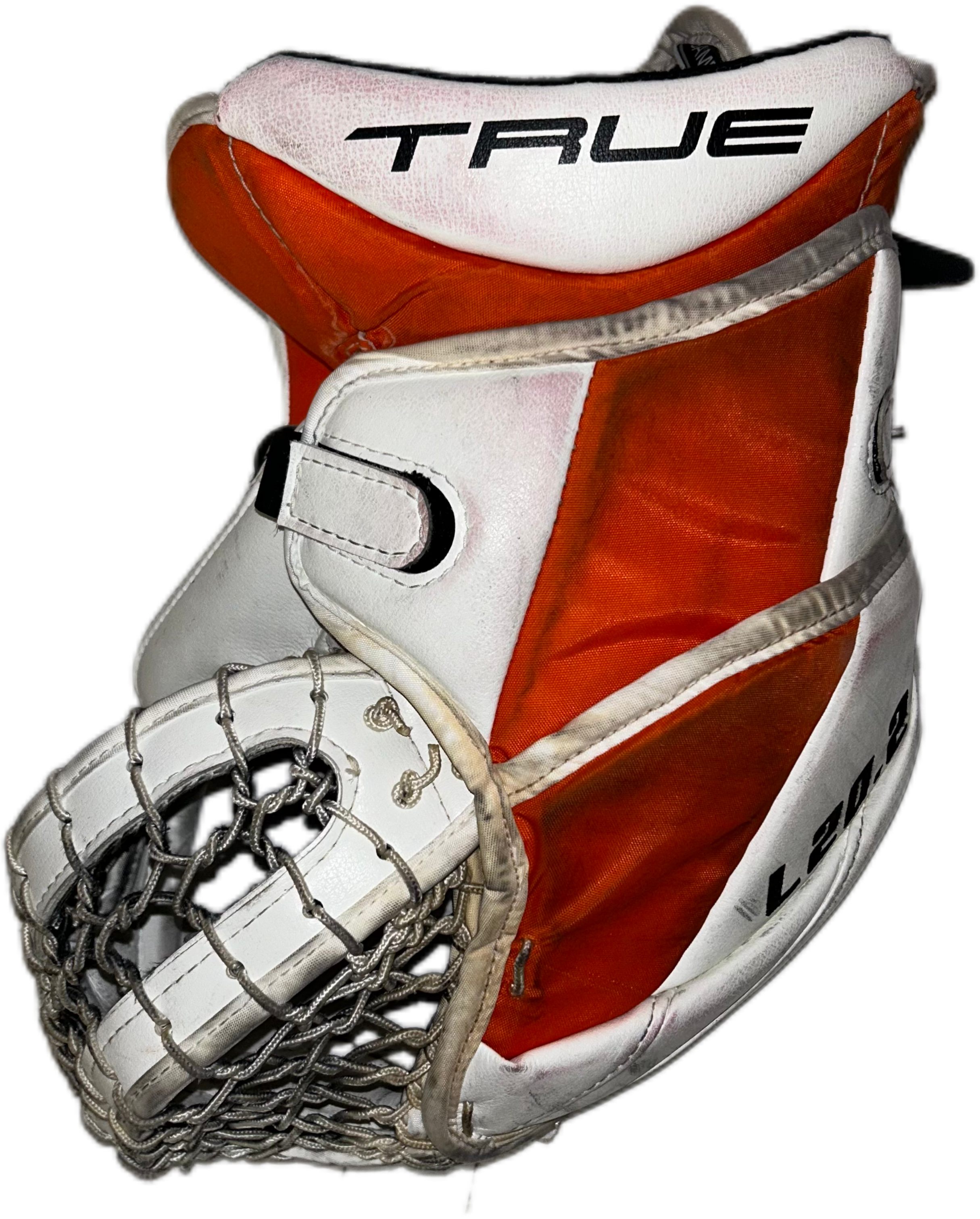 TRUE L20.2 - Ensemble complet de gardien de but Pro Stock d'occasion (blanc/orange/noir)