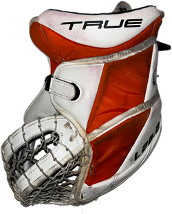 TRUE L20.2 - Ensemble complet de gardien de but Pro Stock d'occasion (blanc/orange/noir)
