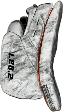 TRUE L20.2 - Ensemble complet de gardien de but Pro Stock d'occasion (blanc/orange/noir)