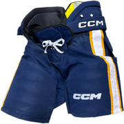 CCM HPTK - Pantalon de hockey Pro Stock d'occasion (bleu marine/jaune/blanc)