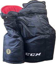 CCM HP45 - Pantalon de hockey Pro Stock d'occasion de la LNH - Bruins de Boston (noir) 