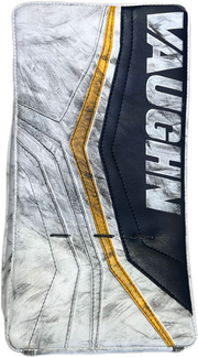 Vaughn Velocity V10 - Bloqueur de gardien de but Pro Stock d'occasion (blanc/bleu marine/jaune) n° 2
