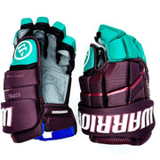 Gants Warrior Covert QR6 - Gant d'origine - Anaheim Ducks (prune/bleu sarcelle) 