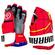 Warrior Covert QR6 - Gant d'origine - Flames de Calgary (rouge/blanc/jaune)