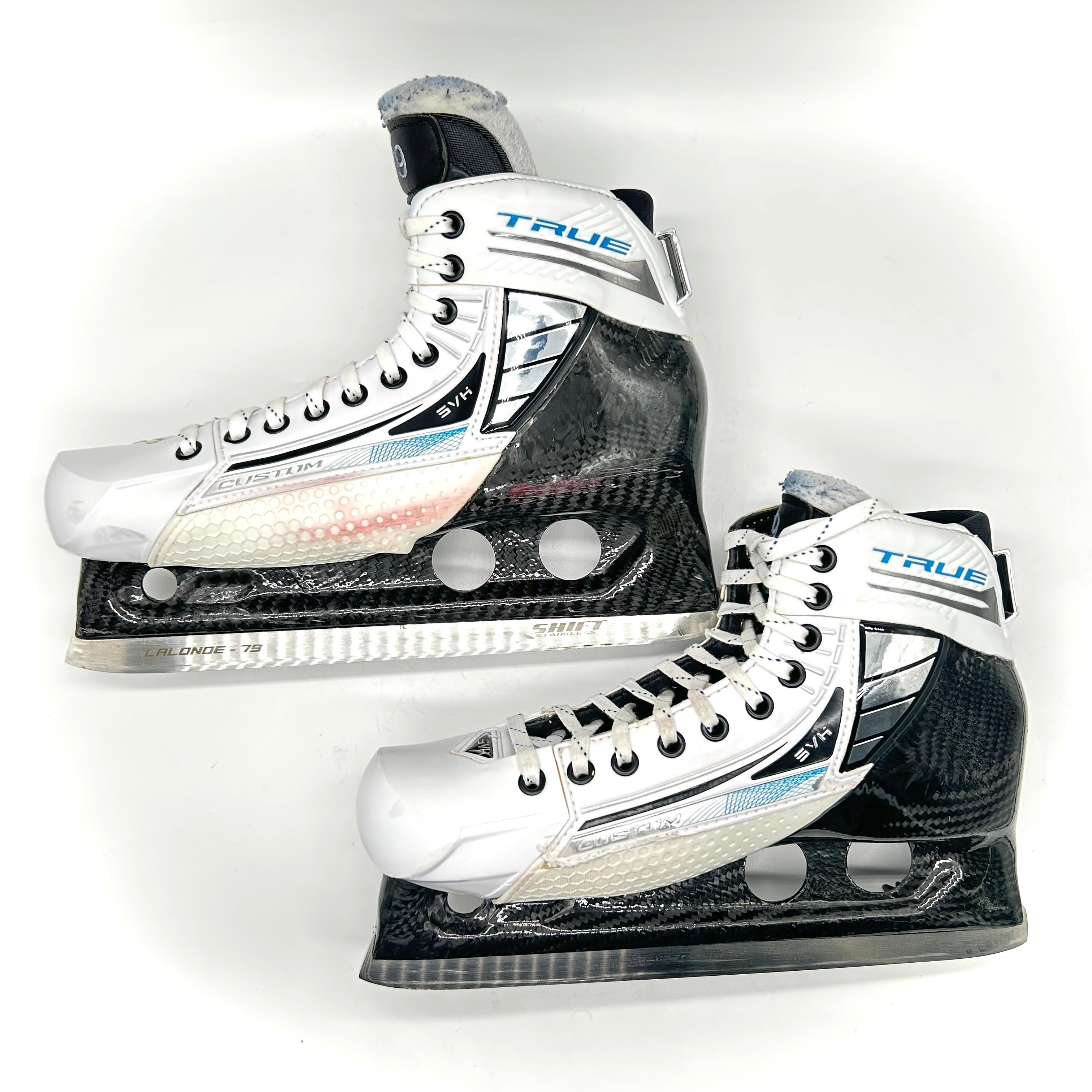 TRUE SVH Custom - Patins de gardien de but Pro Stock d'occasion - Taille 9