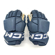 CCM HGTKPP - Gants Pro Stock d'occasion (bleu marine)