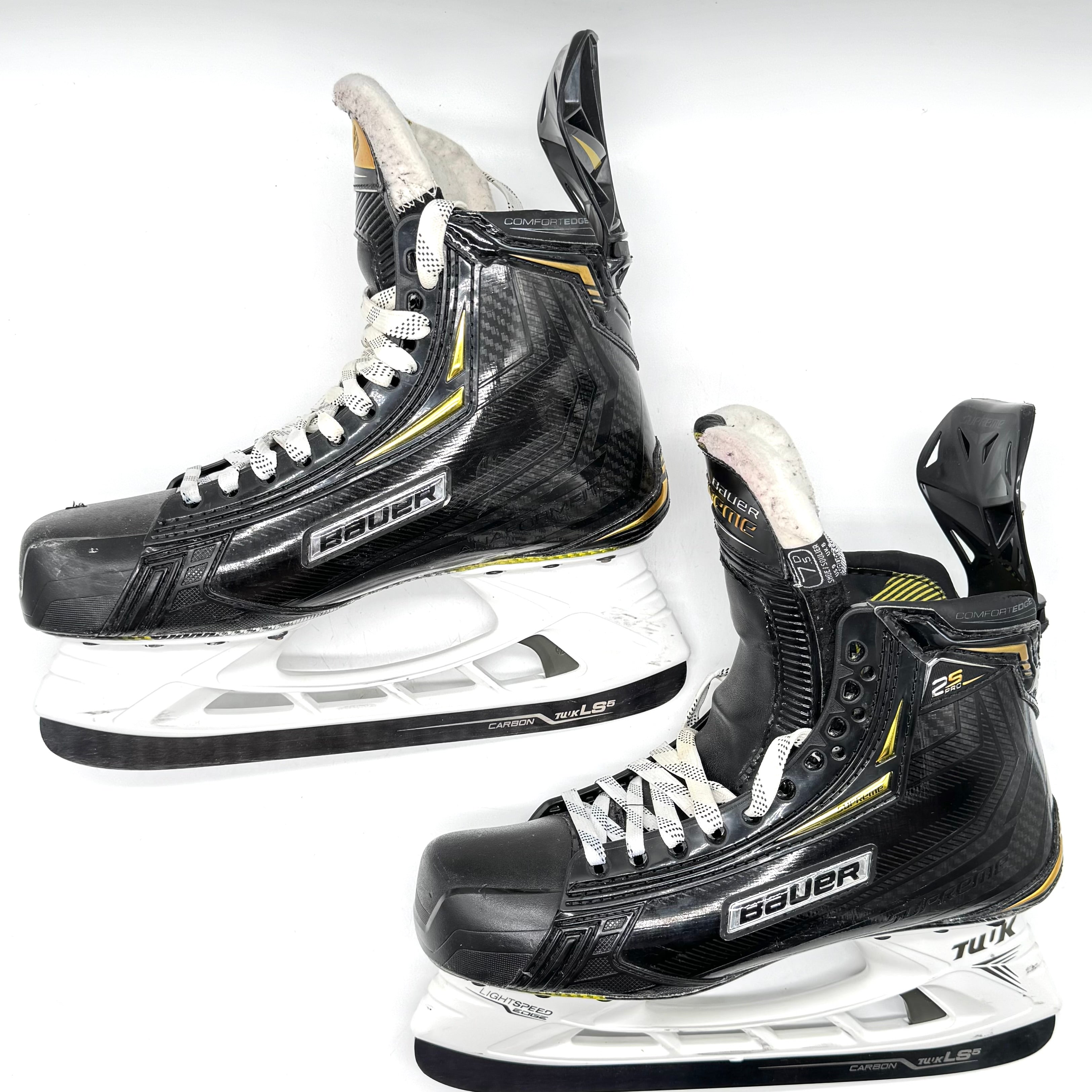 Bauer Supreme 2S Pro - Used Pro Stock Hockey Skates - Size 7.5D