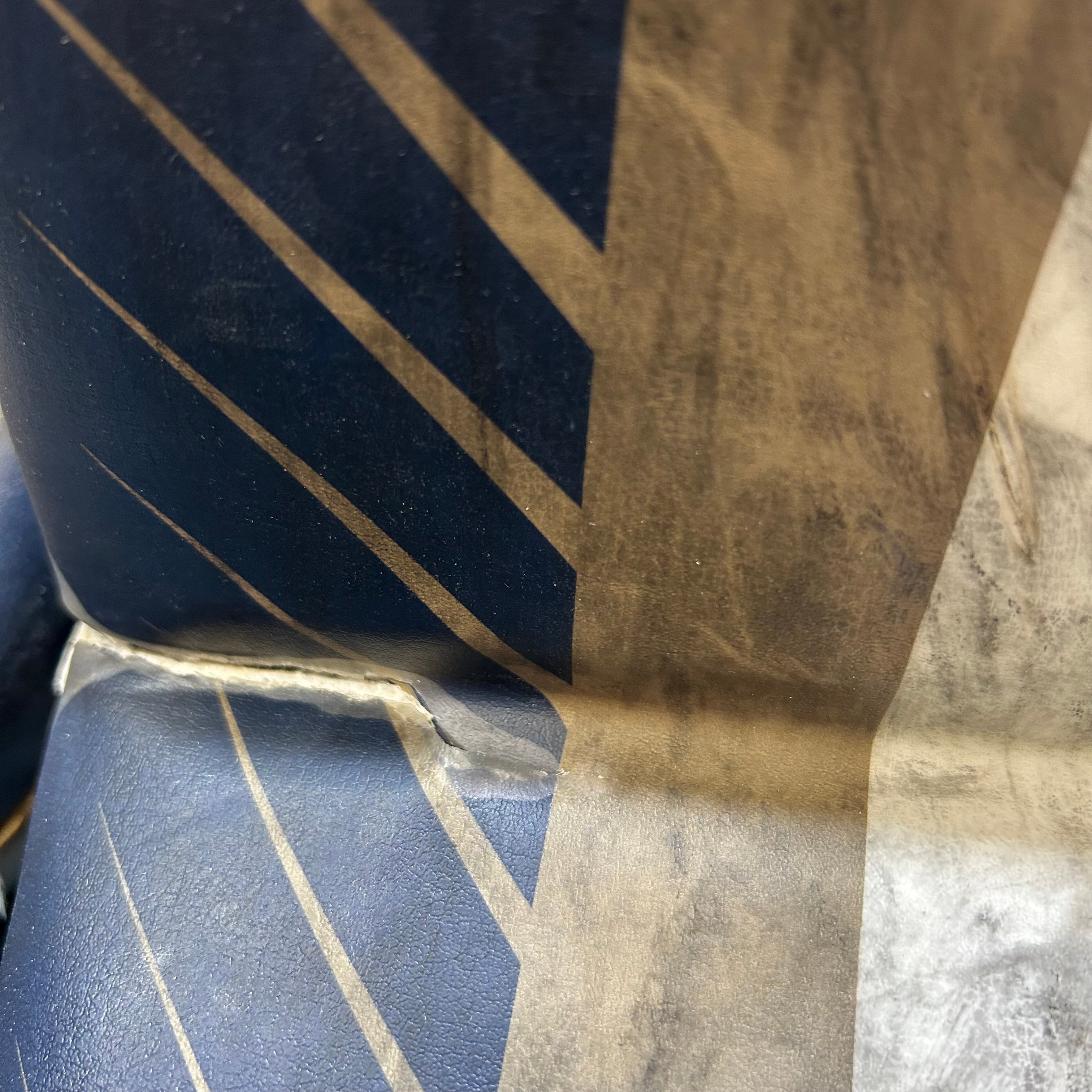 Bauer Vapor 2X Pro - Jambières de gardien de but Pro d'occasion (bleu marine/doré/blanc)