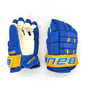 Bauer Pro Series - Gants de hockey NCAA Pro Stock (bleu/jaune)