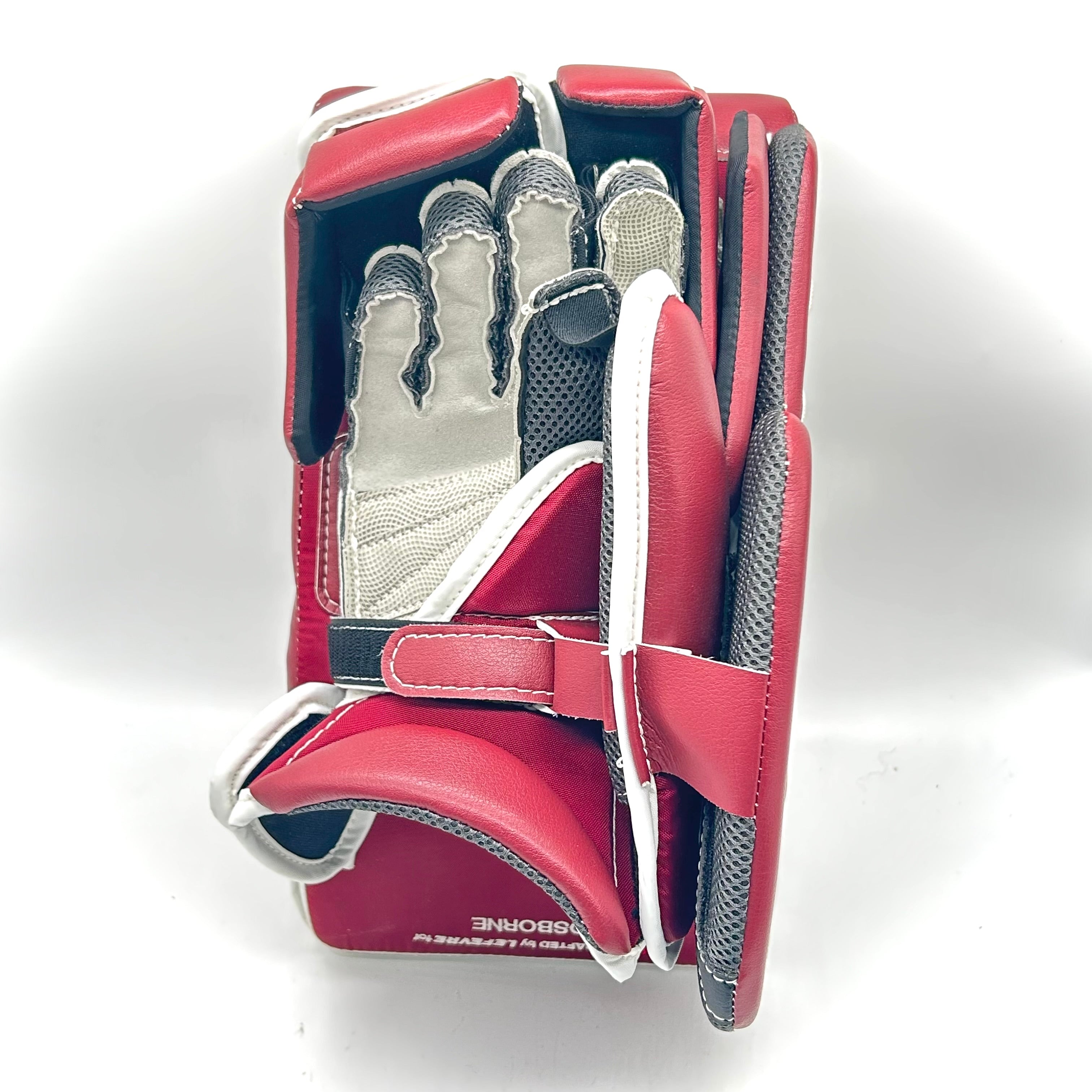 True L12.2 - Pro Stock Goalie Blocker (Maroon/White)