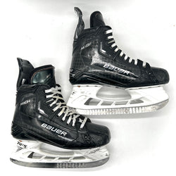 Bauer Supreme Mach - Patins NHL Pro Stock d'occasion - Seth Jarvis - Taille L : 7,25D/R : 7,5D