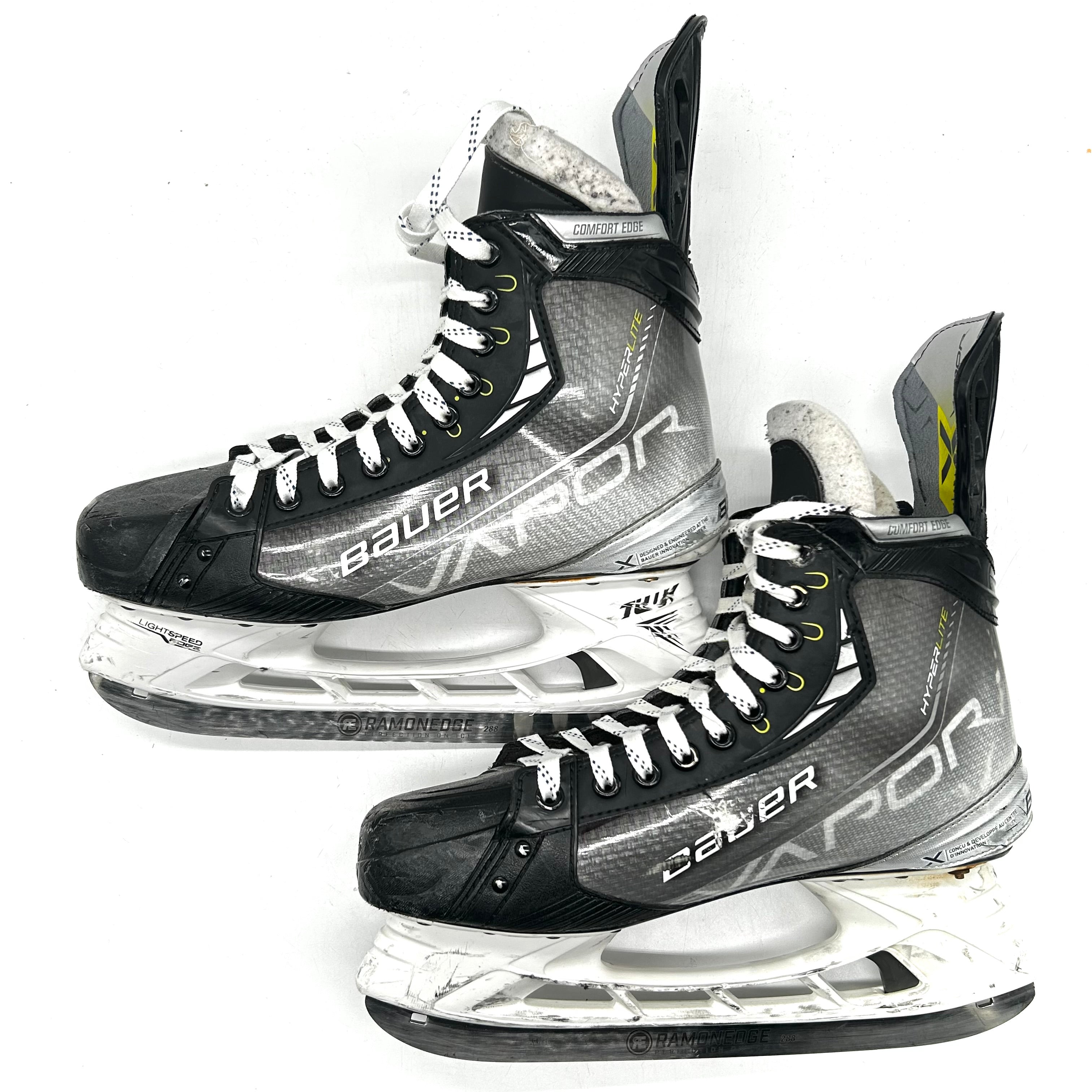 Bauer Vapor Hyperlite - Used NHL Pro Stock Skates - Jaccob Slavin - Size 10D