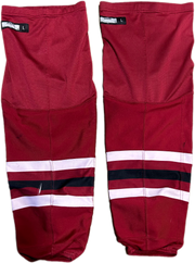 OHL - Chaussettes de hockey CCM d'occasion (rouge/noir/blanc)