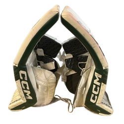 CCM Extreme Flex 6 - Used Pro Stock Pads (White/Green/Black)