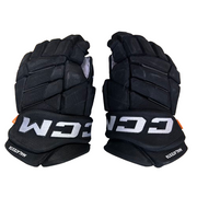 CCM HGJS #5 - Gants de hockey Pro Stock d'occasion (noirs)
