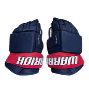 Warrior Alpha DX - Gant de hockey Pro Stock d'occasion (bleu marine/rouge)