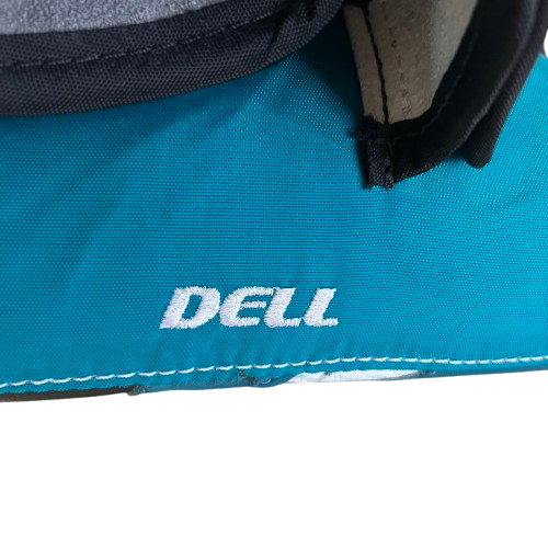 Brian's Gnetik V - Gant de gardien de but NHL Pro Stock d'occasion - Aaron Dell (blanc/bleu sarcelle/noir)