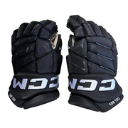 CCM HGJS - Gants de hockey Pro Stock d'occasion (noirs) n° 6