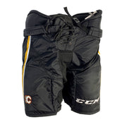 CCM HP35 - Pantalon de hockey professionnel NHL - Flames de Calgary - (Noir/Blanc/Jaune)