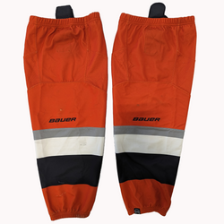 NCAA - Used Bauer Hockey Socks - (Orange/White/Black)