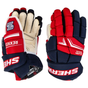 Gants de hockey Sherwood Rekker Legend 1 - Senior (bleu marine/rouge/blanc)