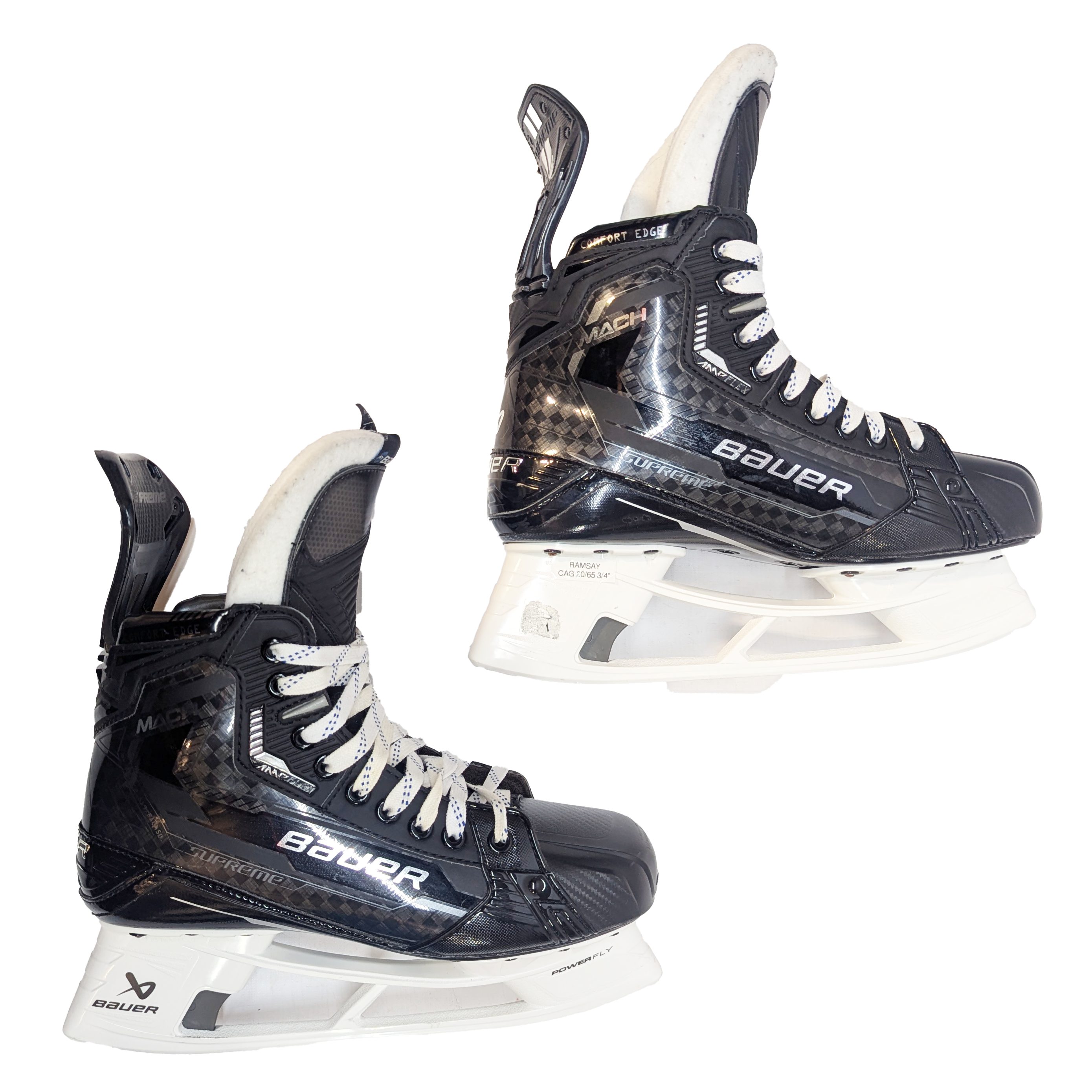 Bauer Supreme Mach - NCAA Pro Stock Hockey Skates - Size 8