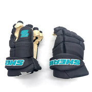 Sherwood Pro - NHL Pro Stock Glove - San Jose Sharks (Black/Teal)