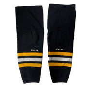 OHL - Chaussettes de hockey CCM d'occasion (noires, jaunes et blanches)