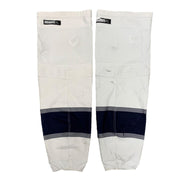 OHL - Chaussettes de hockey CCM d'occasion (blanc/bleu marine/argent)