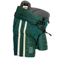 Bauer Nexus - Pantalon de hockey NCAA Pro Stock d'occasion (vert/blanc)