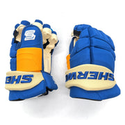 Sherwood Pro - NHL Pro Stock Glove - St. Louis Blues (Blue/Yellow)