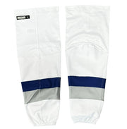 OHL - Nouvelle chaussette de hockey CCM (blanc/bleu/gris)