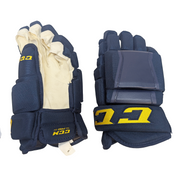 CCM HG97PP - Gant NCAA Pro Stock (bleu marine/jaune)