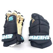 Sherwood Pro - NHL Pro Stock Glove - Utah Mammoth (Black/Teal/White)