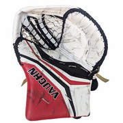 Vaughn Velocity V10 - Gant de gardien de but Pro Stock d'occasion (blanc/rouge/noir) *Paume d'entraînement