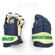 Sherwood Pro - NHL Pro Stock Glove - Vancouver Canucks (Navy/Tan/Green)