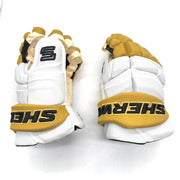 Sherwood Pro - NHL Pro Stock Glove - Vegas Golden Knights (White/Gold)