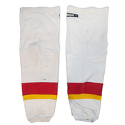 CCM - Chaussettes de hockey usagées AHL (blanc/rouge/jaune)