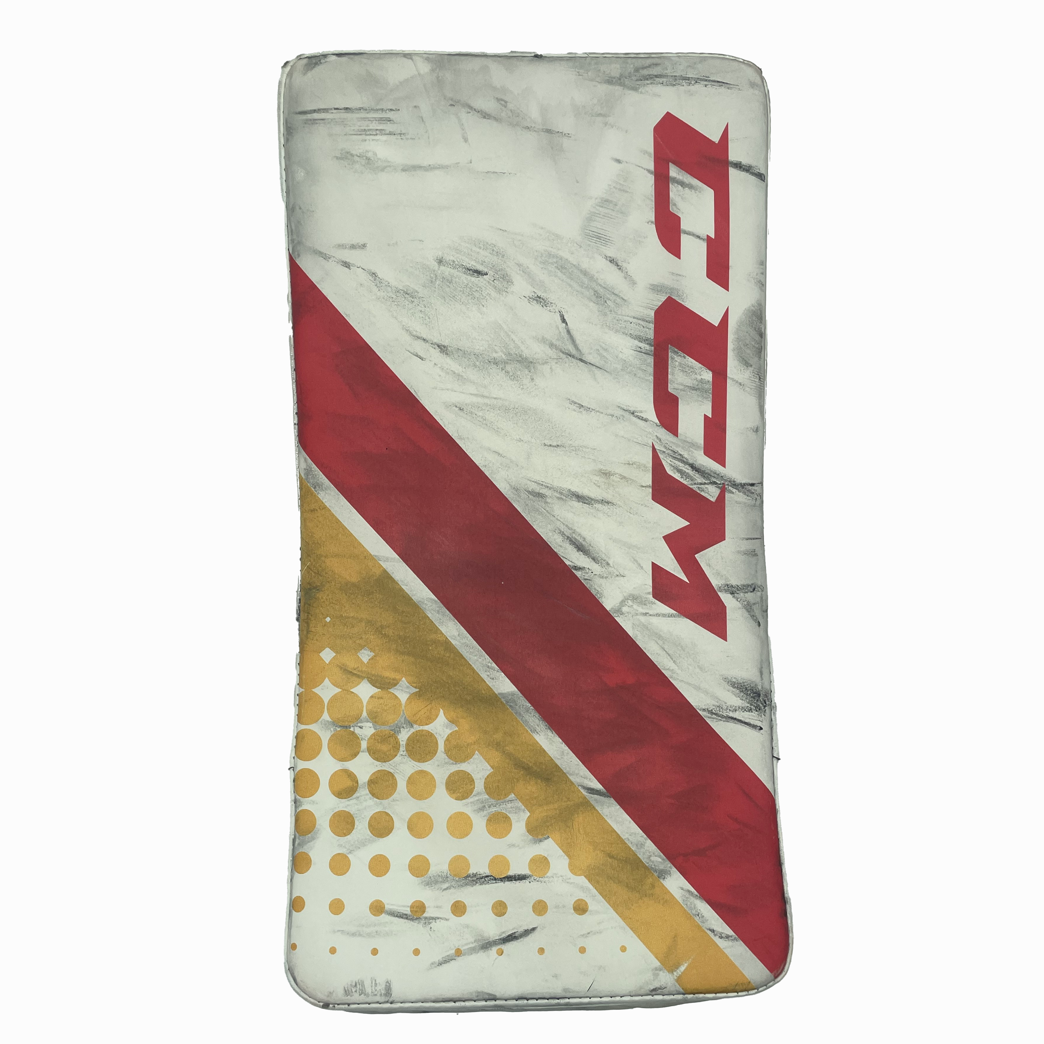 CCM Extreme Flex 5 - Used AHL Pro Stock Goalie Full Set (Red/White/Yellow)
