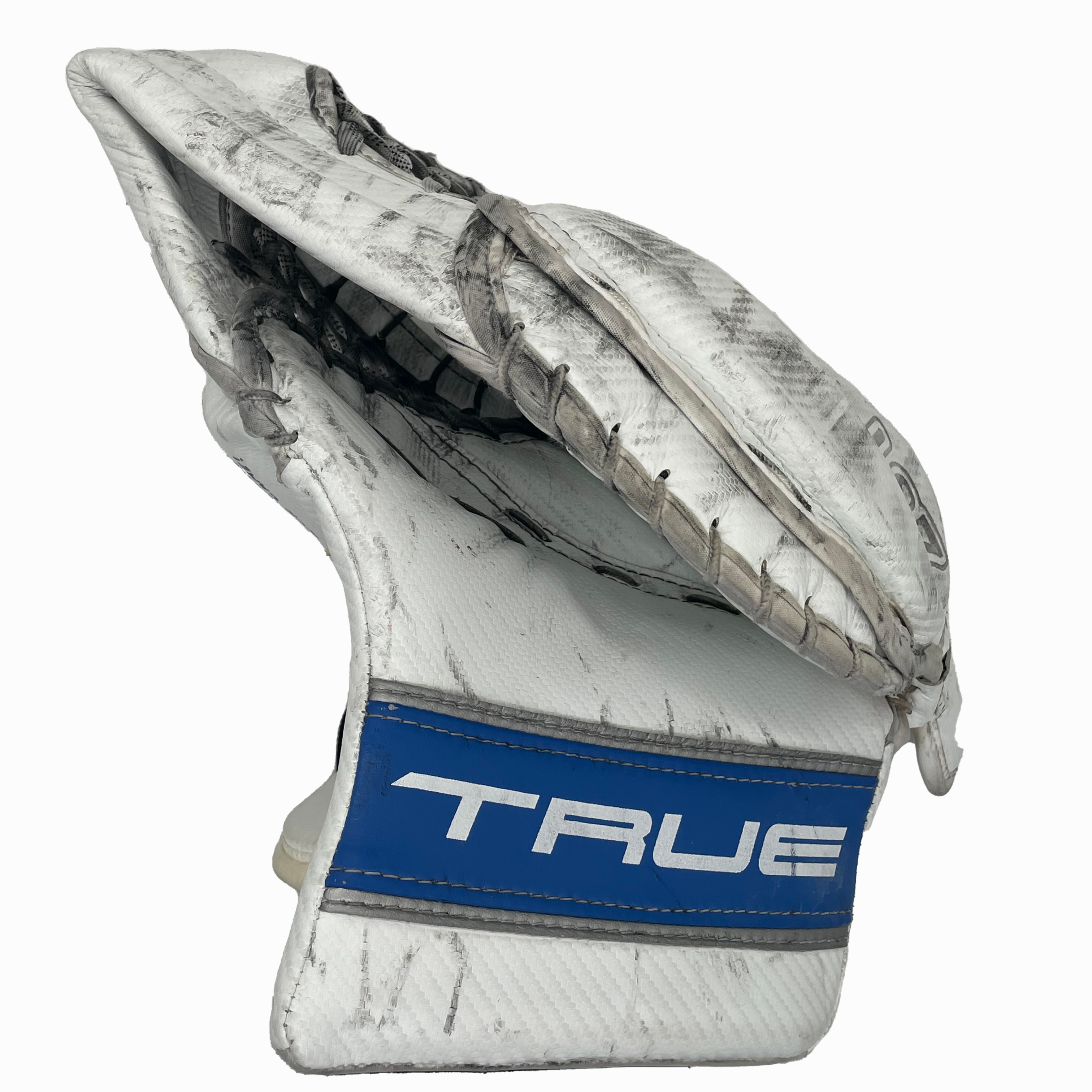 True L87 - Used Pro Stock Full Goalie Set (White/Blue)