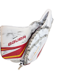 Bauer Vapor HyperLite - Ensemble complet de gardien de but Pro Stock d'occasion AHL (blanc/rouge/jaune)